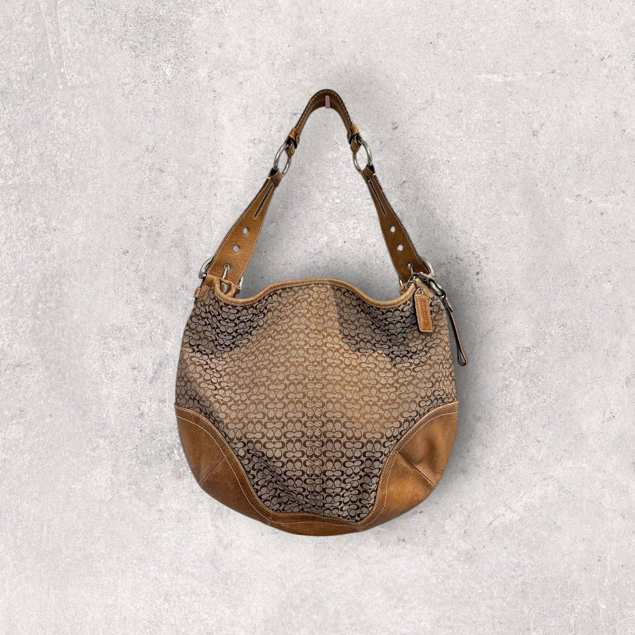 Authentic Vintage Coach Signature Hobo Bag