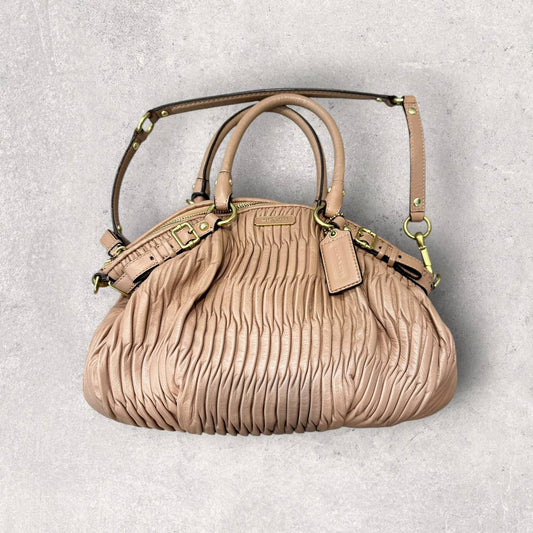 Authentic Vintage Coach Madison Gathered Leather Shoulder Bag