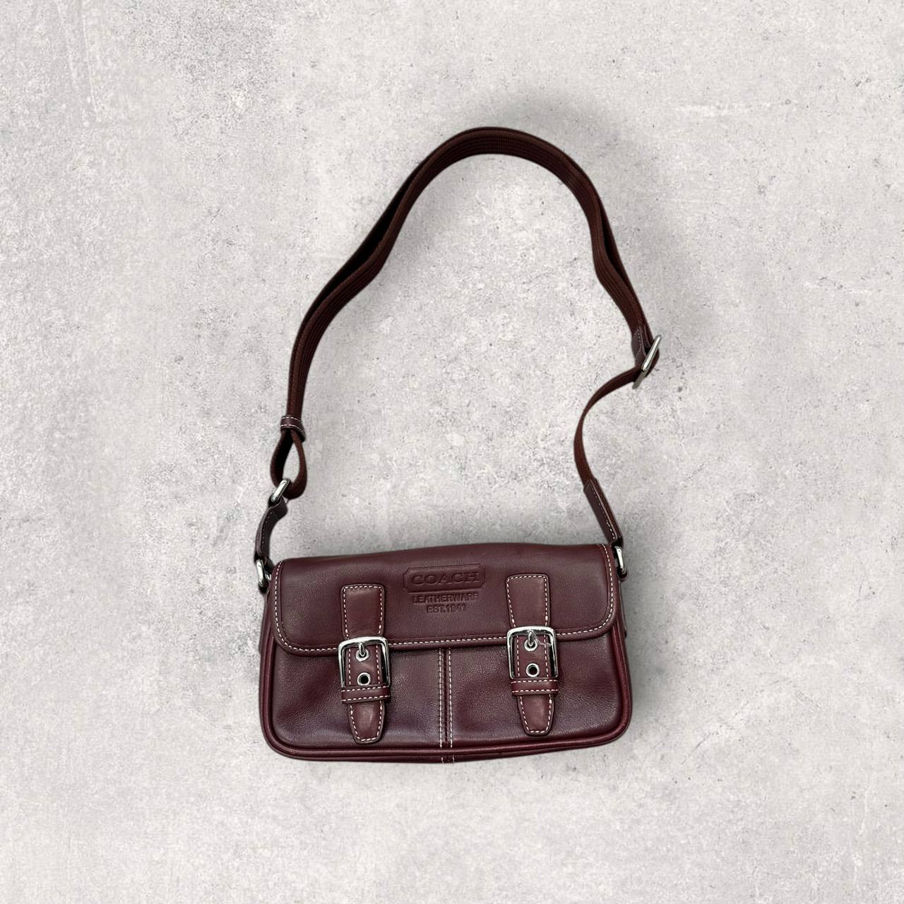 Authentic Vintage Coach Leather Crossbody Bag