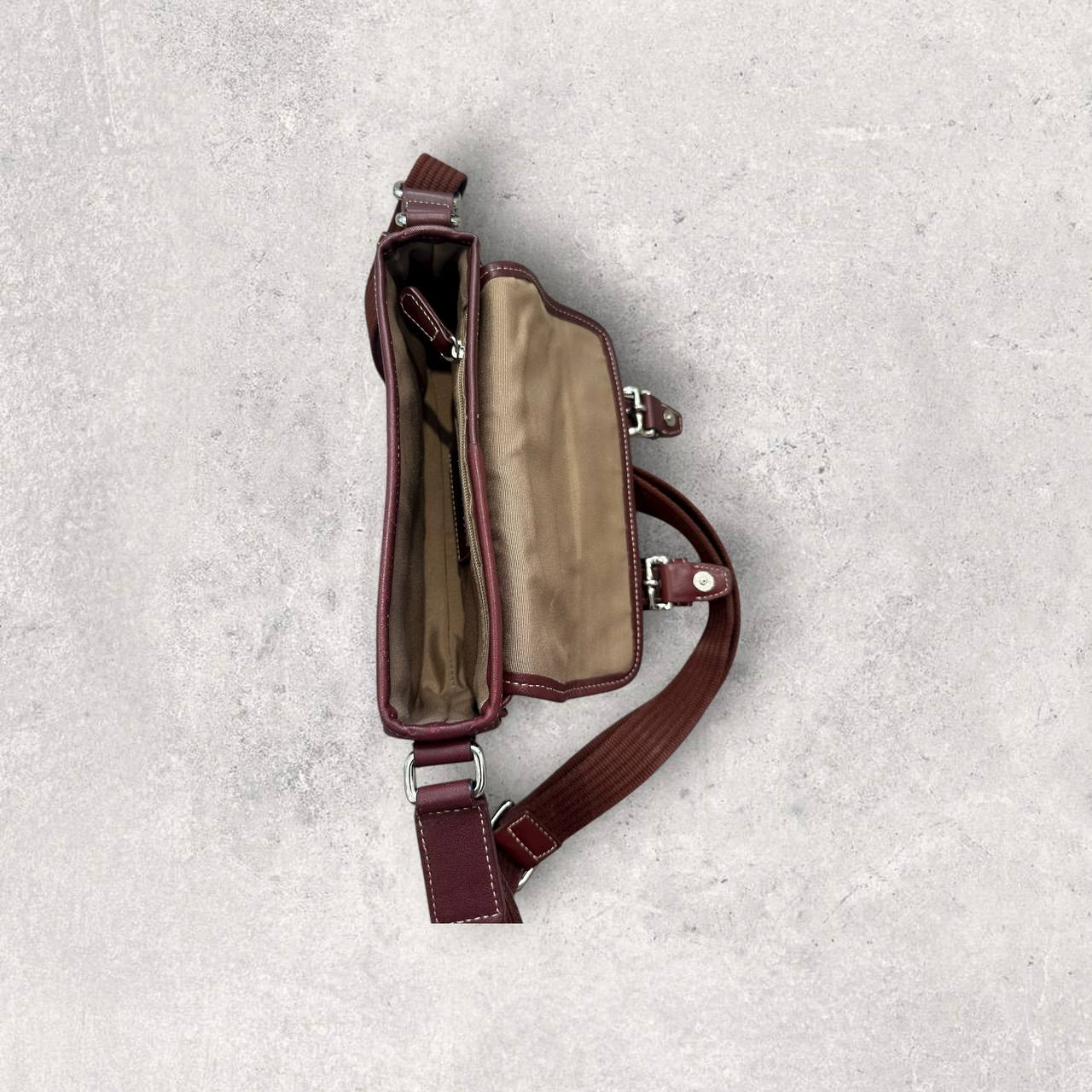 Authentic Vintage Coach Leather Crossbody Bag