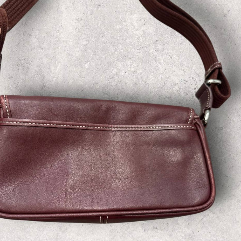 Authentic Vintage Coach Leather Crossbody Bag