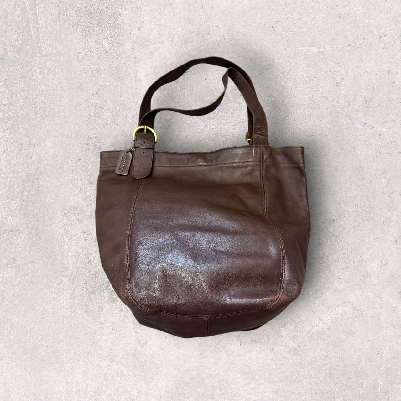 Authentic Old Coach Soho XL Leather Tote Bag Rare