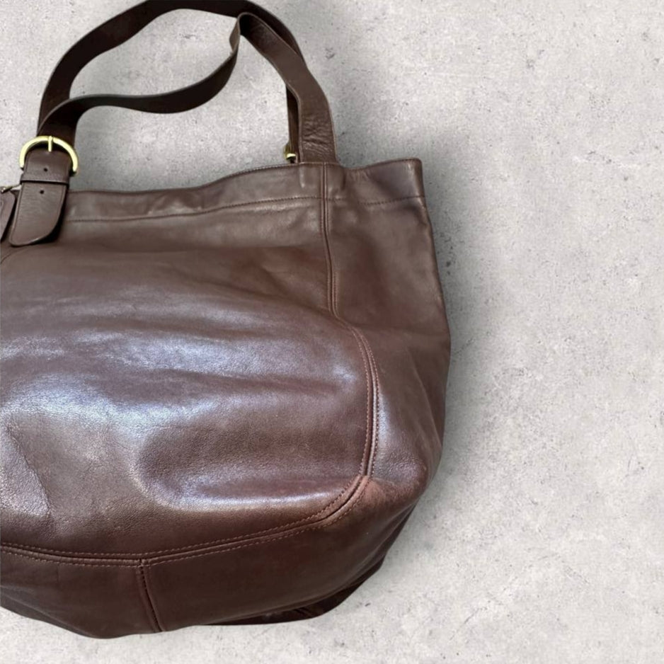 Authentic Old Coach Soho XL Leather Tote Bag Rare