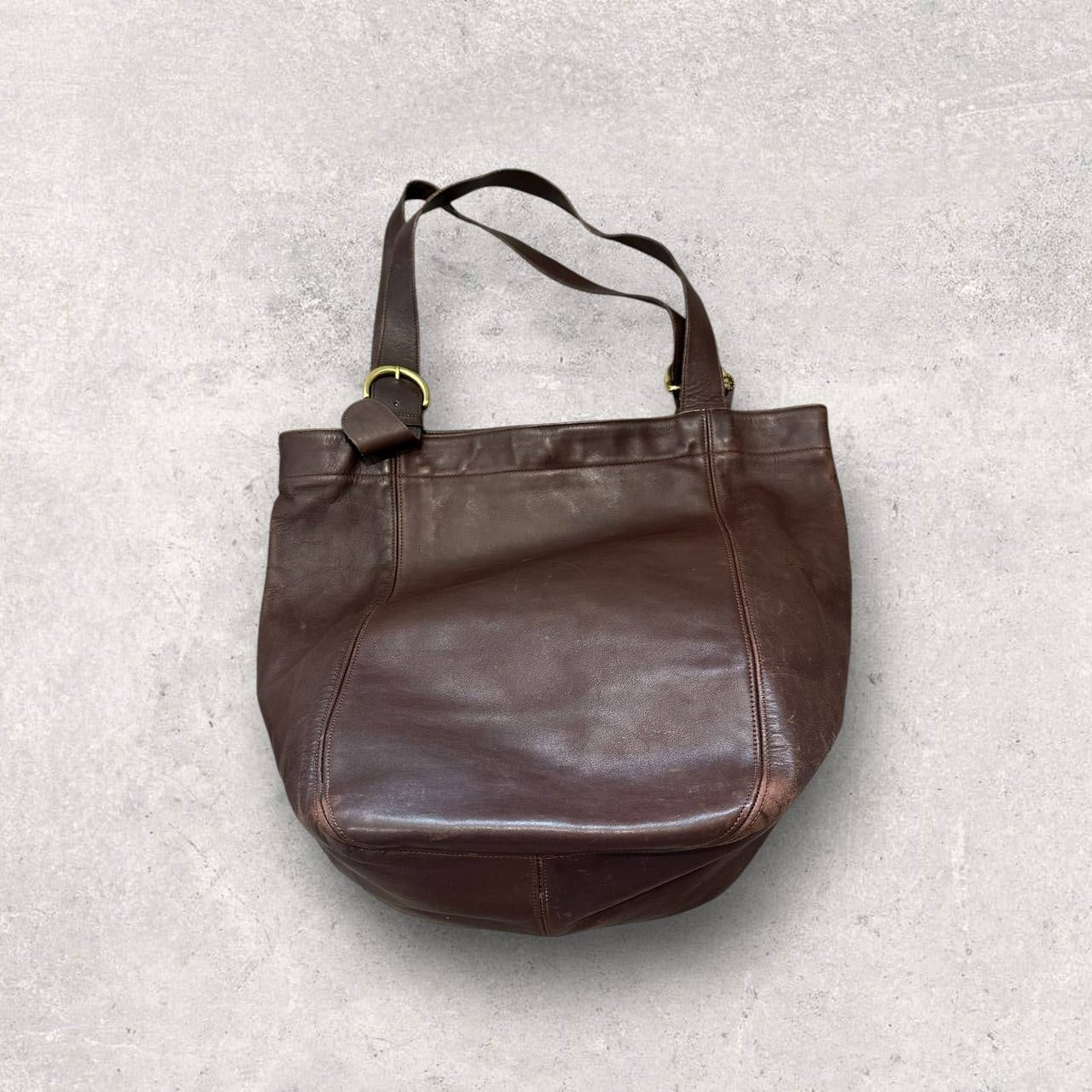 Authentic Old Coach Soho XL Leather Tote Bag Rare