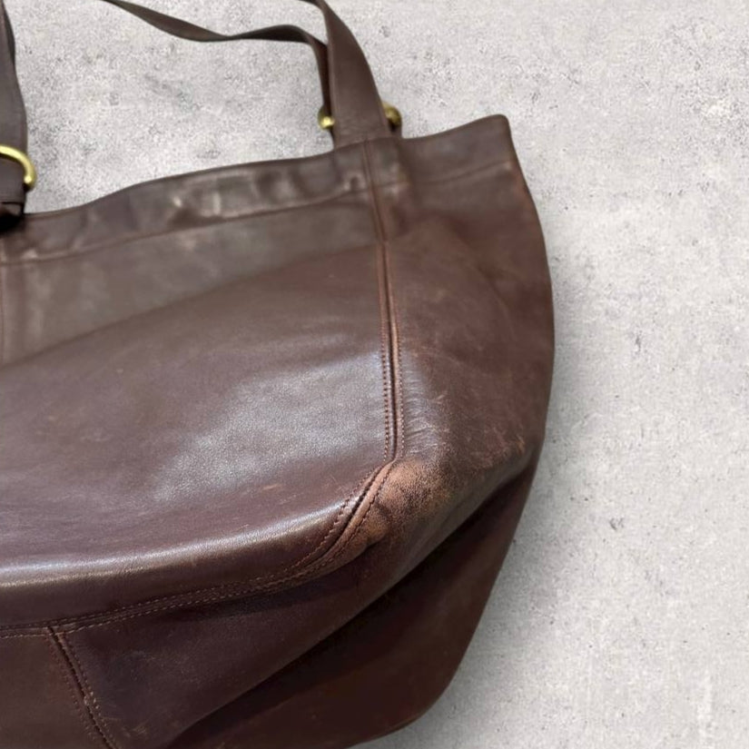 Authentic Old Coach Soho XL Leather Tote Bag Rare