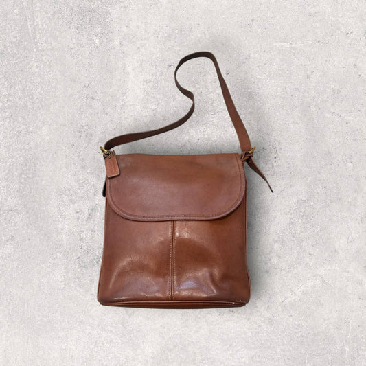 Authentic Old Coach Whitney Flap Shoulder Bag