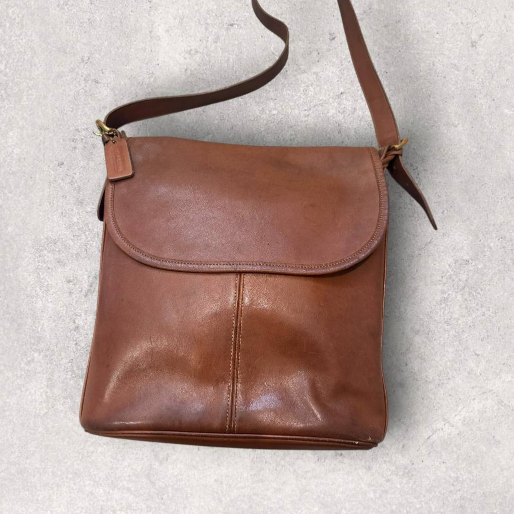 Authentic Old Coach Whitney Flap Shoulder Bag