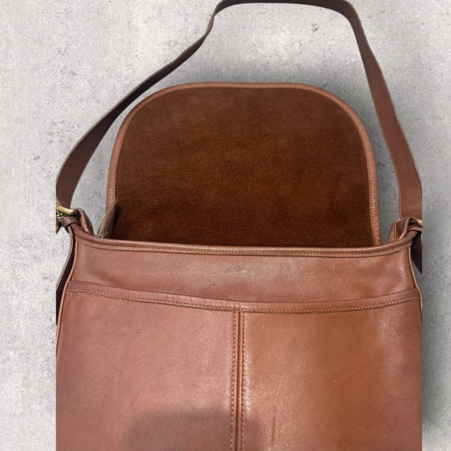 Authentic Old Coach Whitney Flap Shoulder Bag