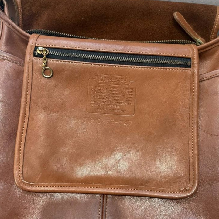 Authentic Old Coach Whitney Flap Shoulder Bag