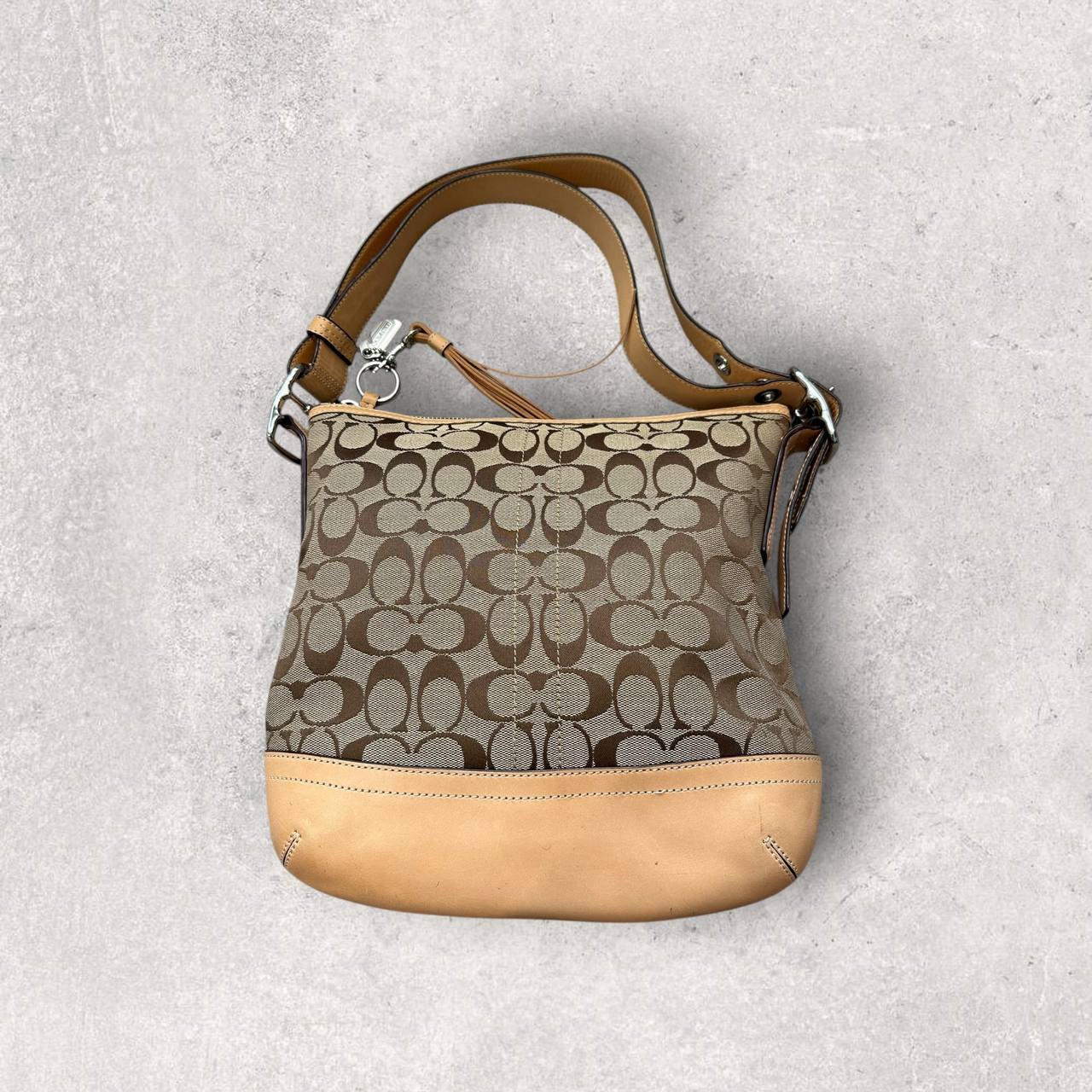 Authentic Vintage Coach Signature Shoulder/Crossbody Bag