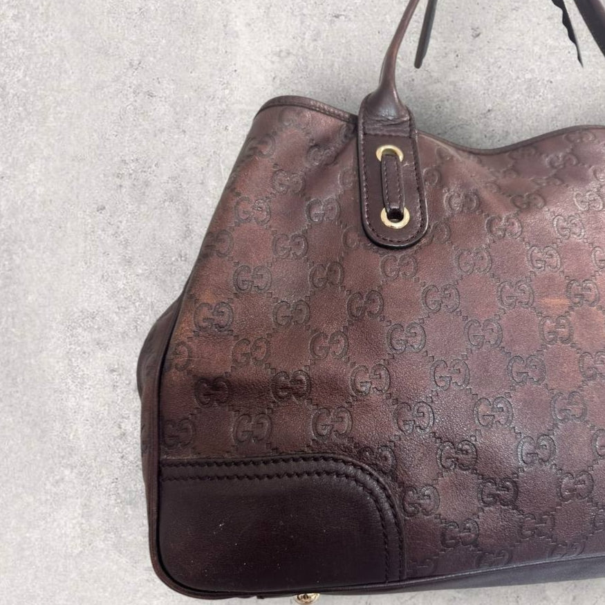 Authentic Vintage Gucci GG Princess Tote Bag