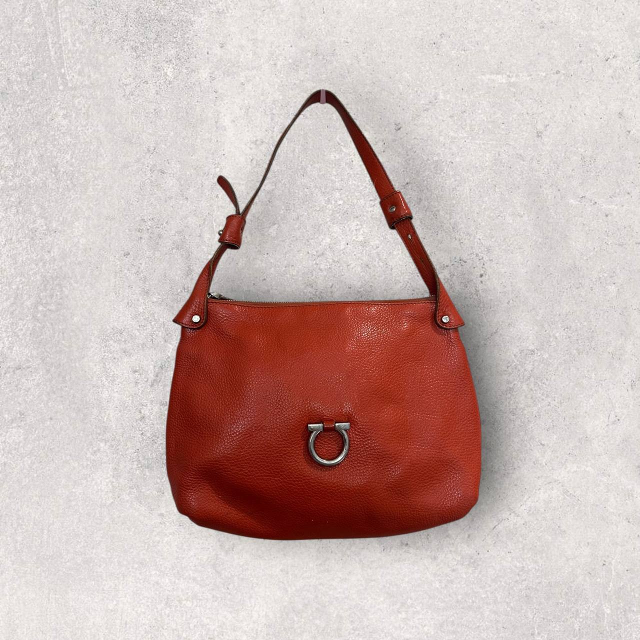 Authentic Vintage Ferragamo Leather Hobo Bag