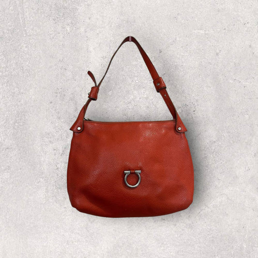 Authentic Vintage Ferragamo Leather Hobo Bag