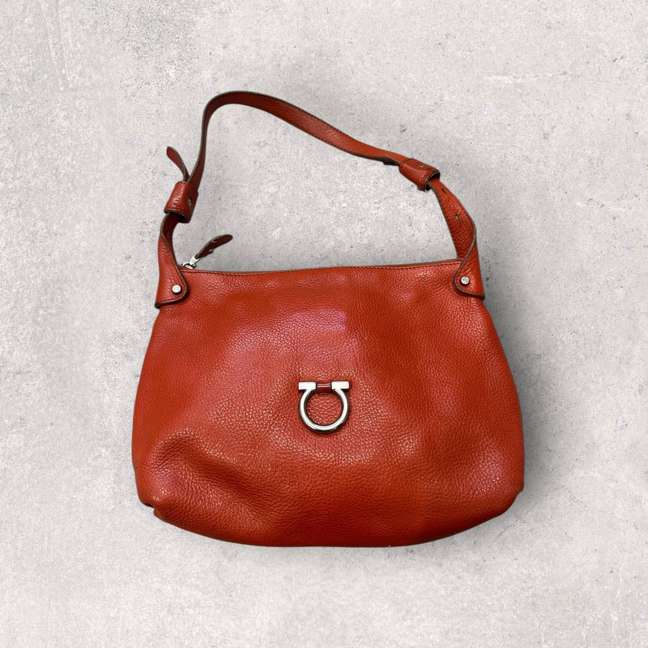 Authentic Vintage Ferragamo Leather Hobo Bag