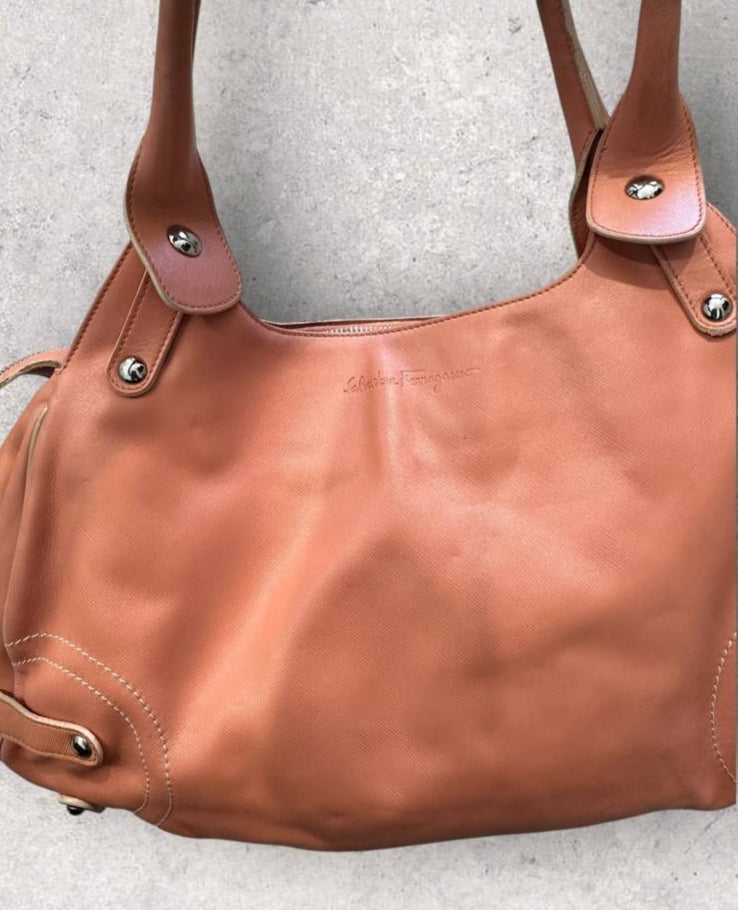 Authentic Vintage Ferragamo Shoulder Bag
