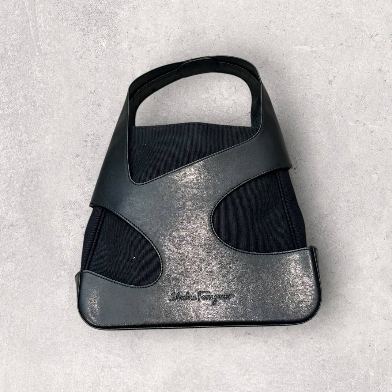 Authentic Vintage Ferragamo Cut Out Shoulder Bag