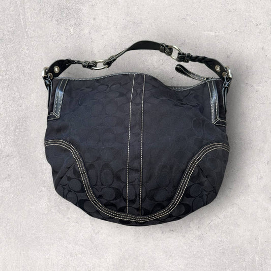 Authentic Vintage Coach Signature Hobo Bag
