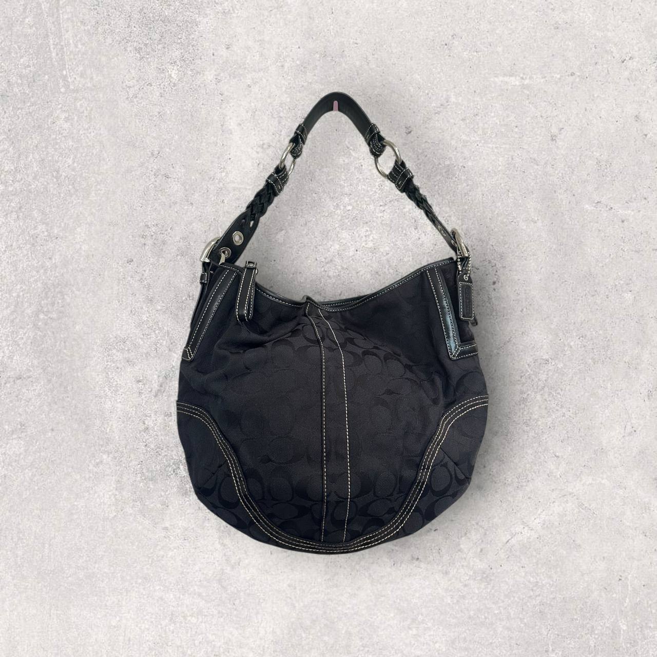 Authentic Vintage Coach Signature Hobo Bag