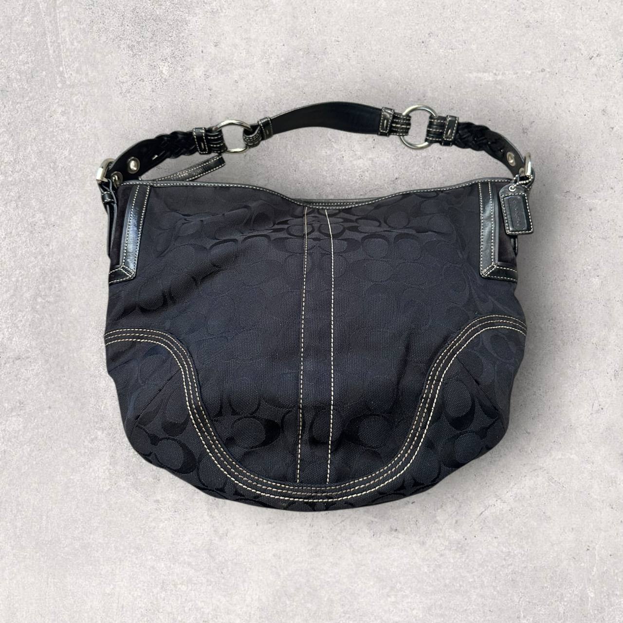 Authentic Vintage Coach Signature Hobo Bag