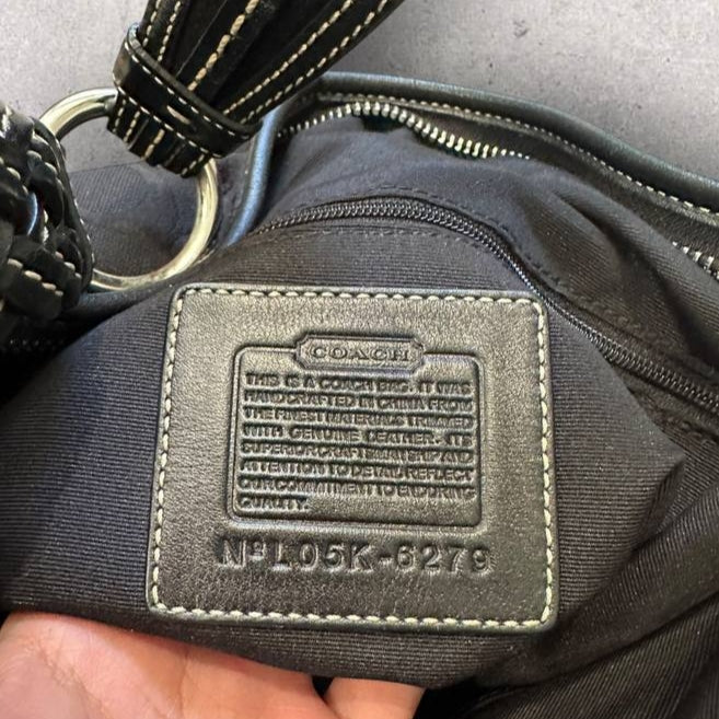 Authentic Vintage Coach Signature Hobo Bag