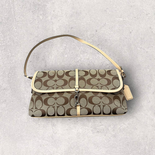 Authentic Vintage Coach Hamptons Signature Shoulder Bag