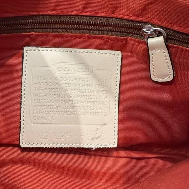 Authentic Vintage Coach Hamptons Signature Shoulder Bag