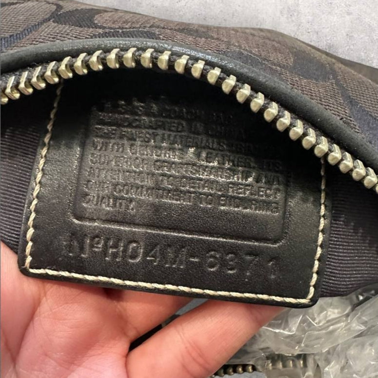 Authentic Vintage Coach Signature Shoulder Bag