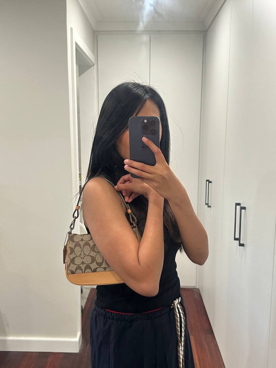 Authentic Vintage Coach Signature Shoulder Bag