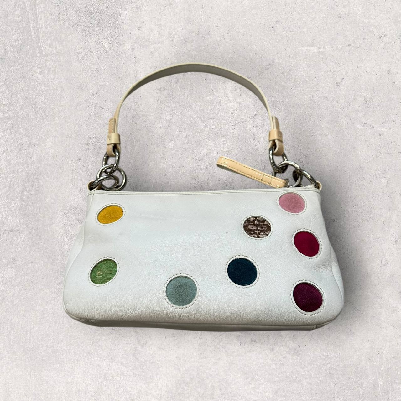 Authentic Vintage Coach Leather Shoulder Bag Y2K