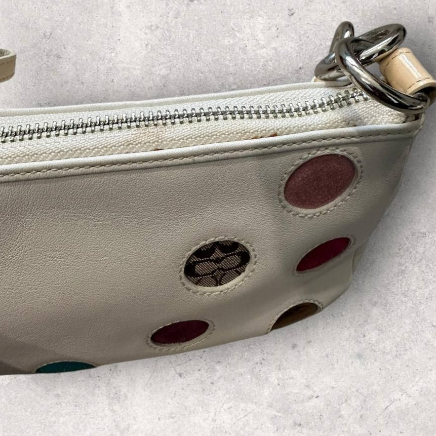 Authentic Vintage Coach Leather Shoulder Bag Y2K