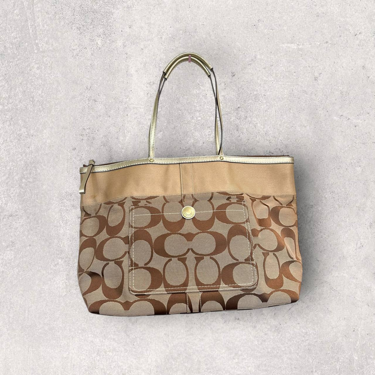 Authentic Coach Signature Tote Bag