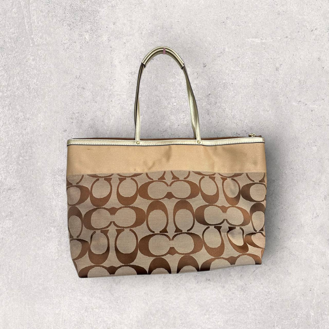 Authentic Coach Signature Tote Bag