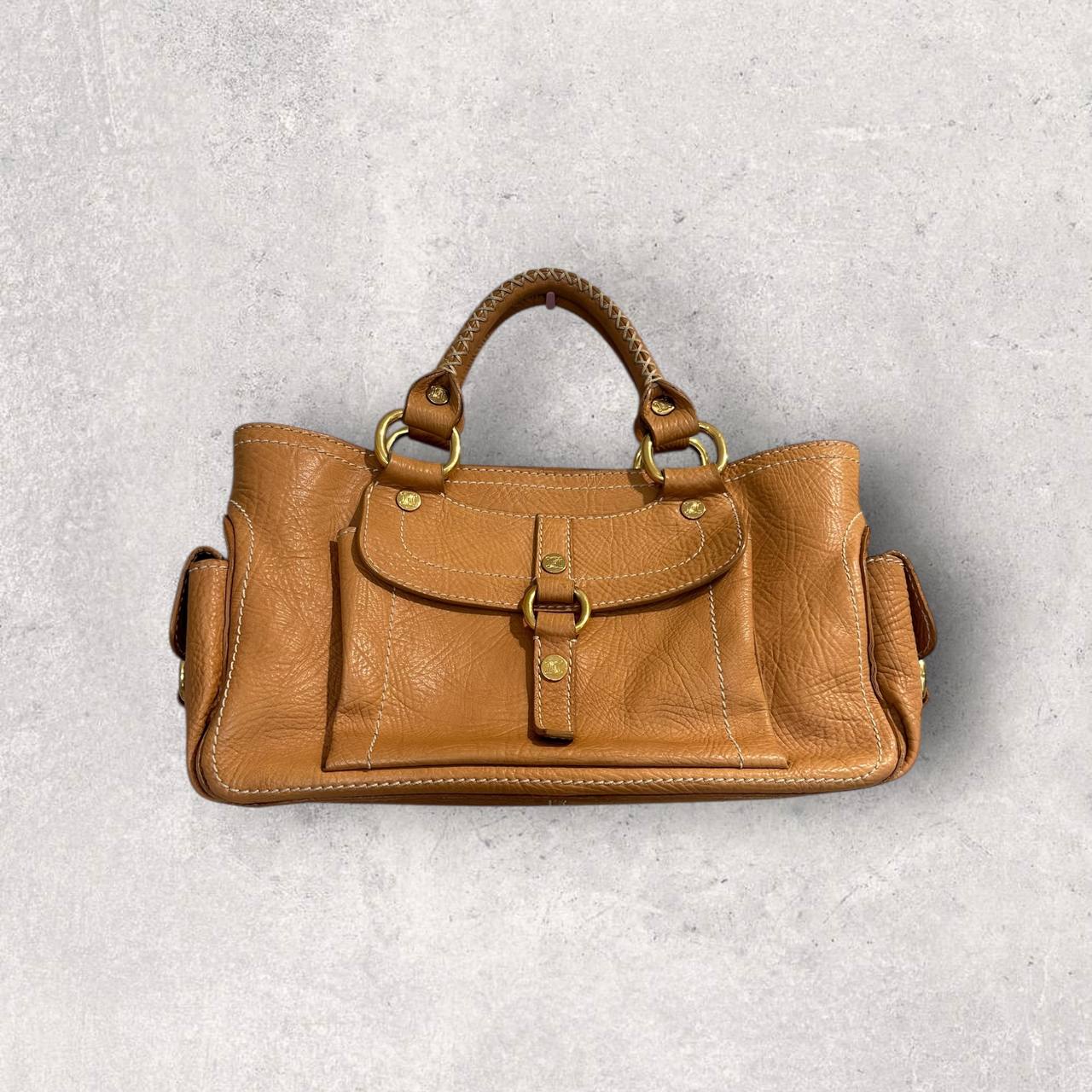 Authentic Vintage Celine Boggie Leather Handbag