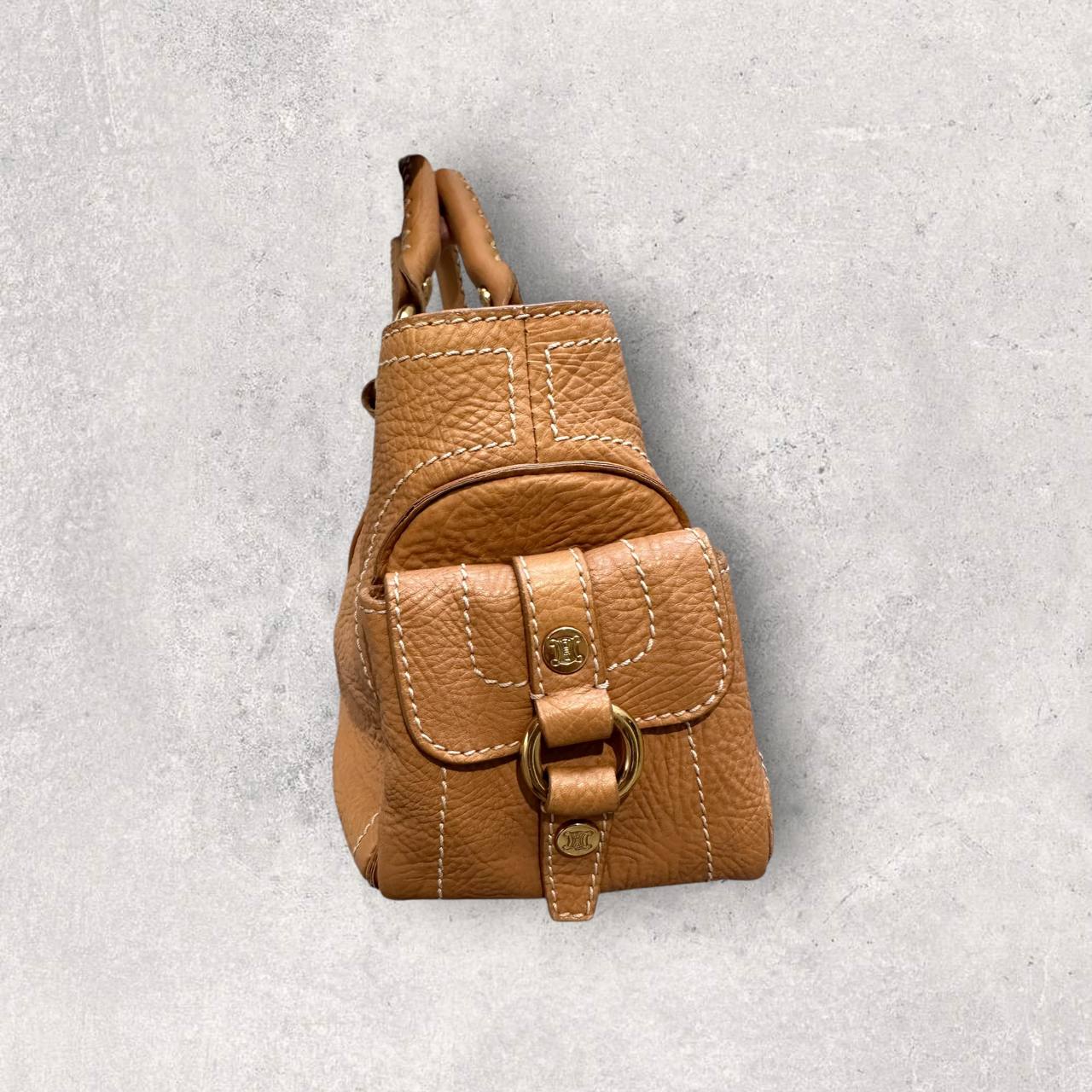 Authentic Vintage Celine Boggie Leather Handbag