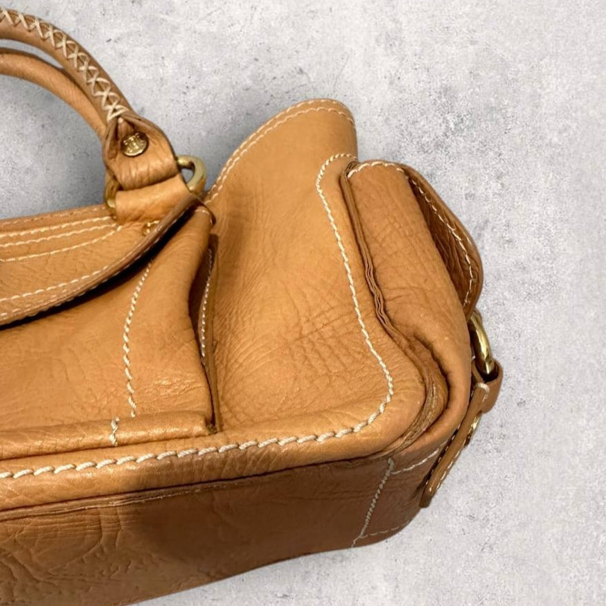 Authentic Vintage Celine Boggie Leather Handbag