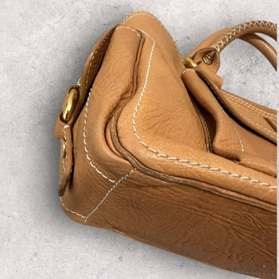 Authentic Vintage Celine Boggie Leather Handbag