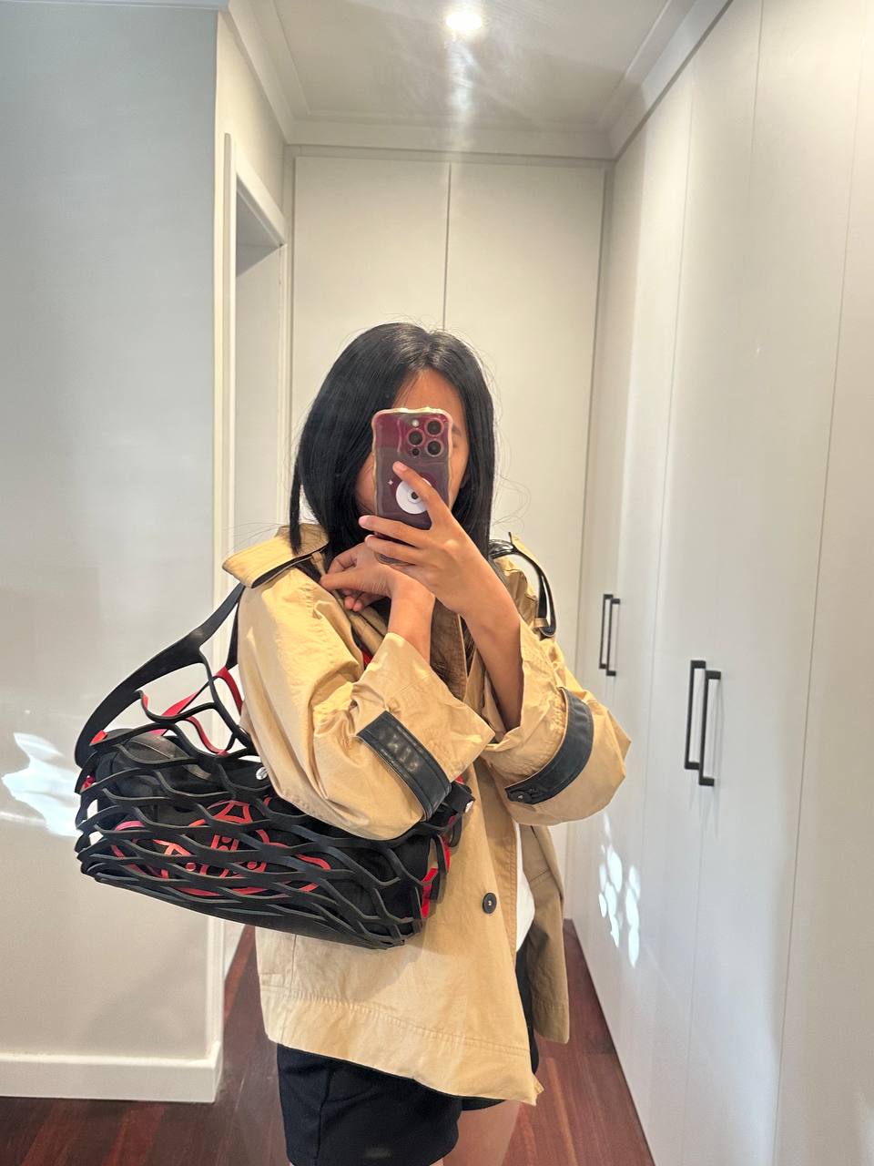 Authentic Vivienne Westwood Slash Leather Tote Bag