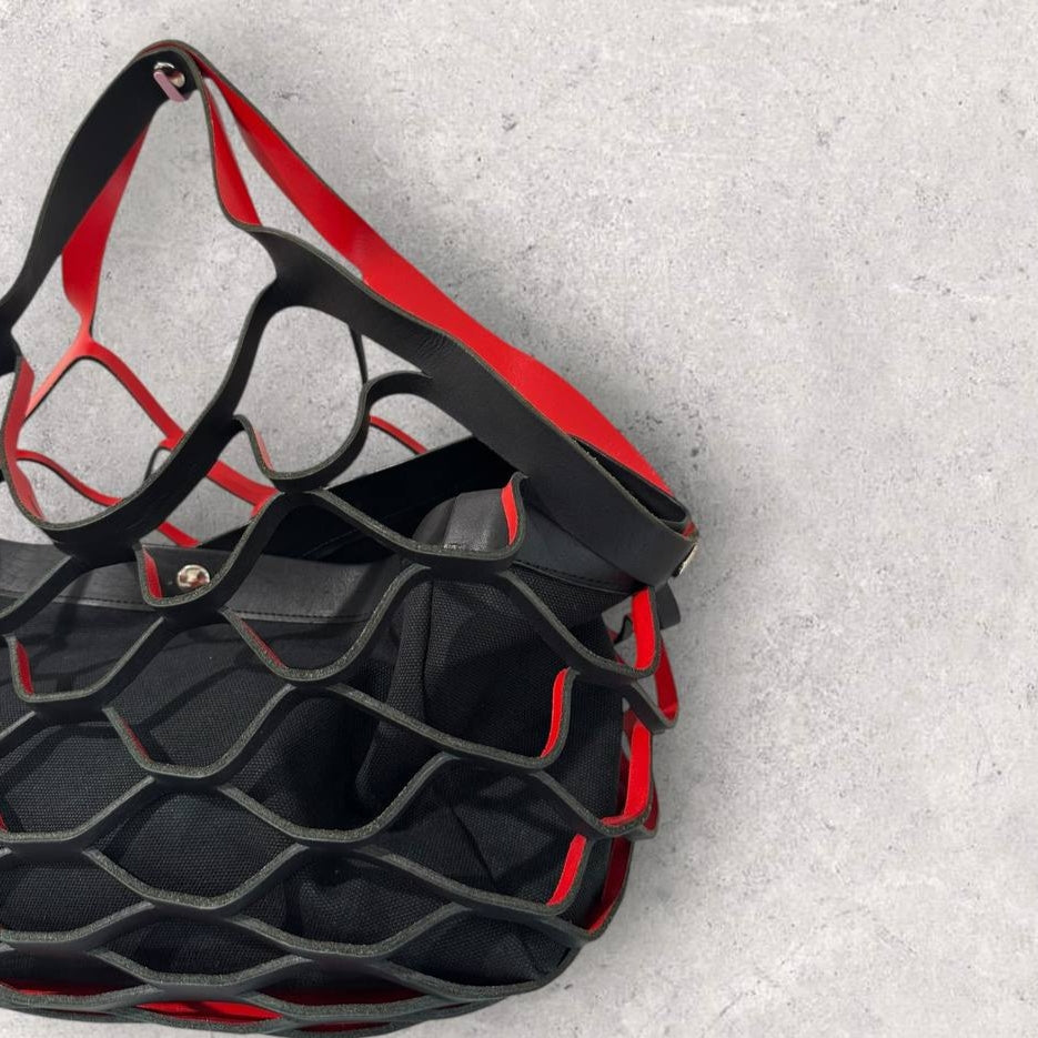 Authentic Vivienne Westwood Slash Leather Tote Bag