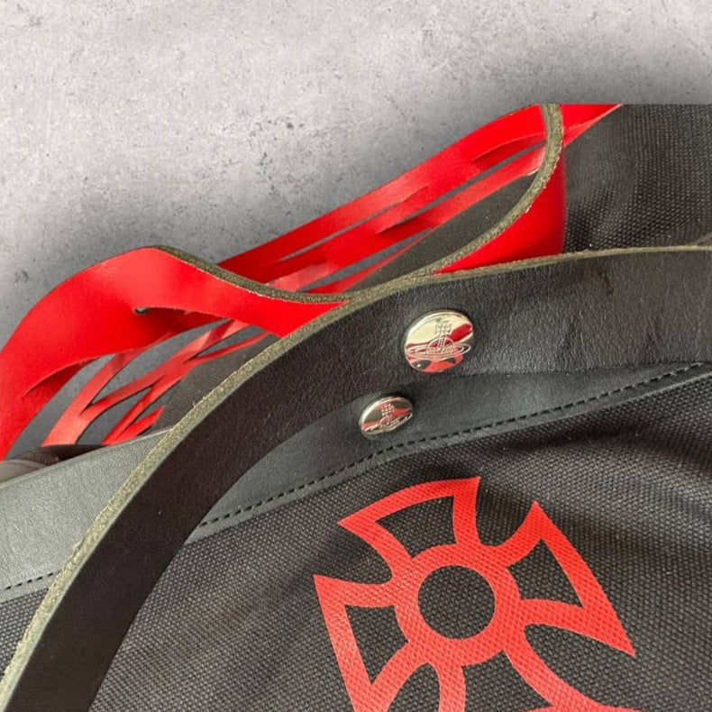 Authentic Vivienne Westwood Slash Leather Tote Bag