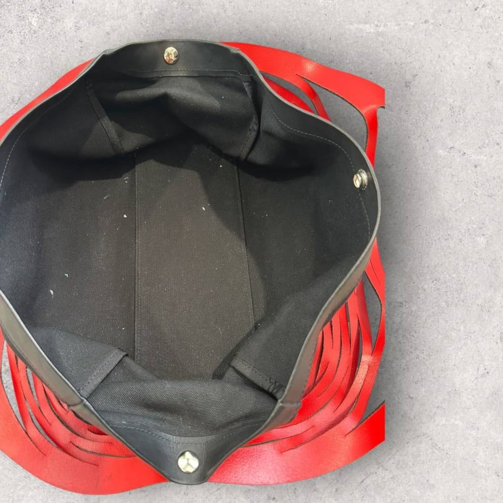 Authentic Vivienne Westwood Slash Leather Tote Bag