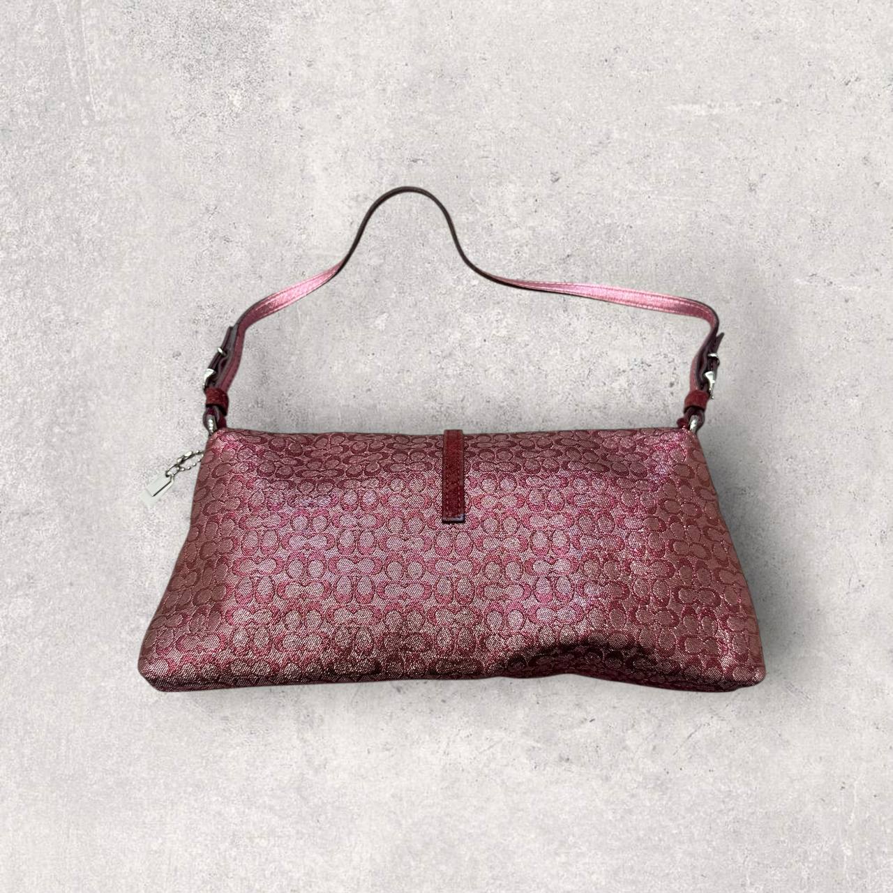 Authentic Vintage Coach Optic Lurex Shoulder Bag Rare