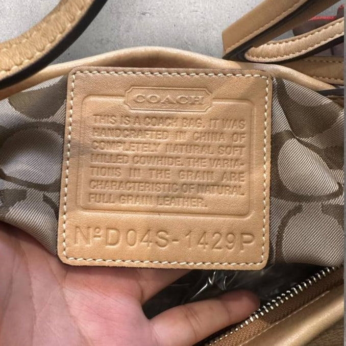 Authentic Vintage Coach Leather Shoulder Bag