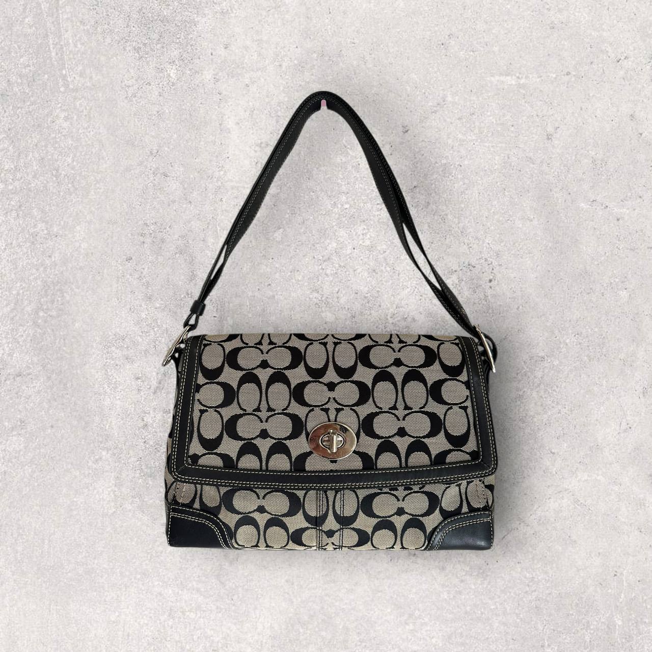 Authentic Vintage Coach Signature Shoulder/Crossbody Bag