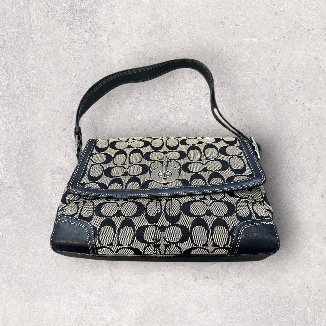 Authentic Vintage Coach Signature Shoulder/Crossbody Bag