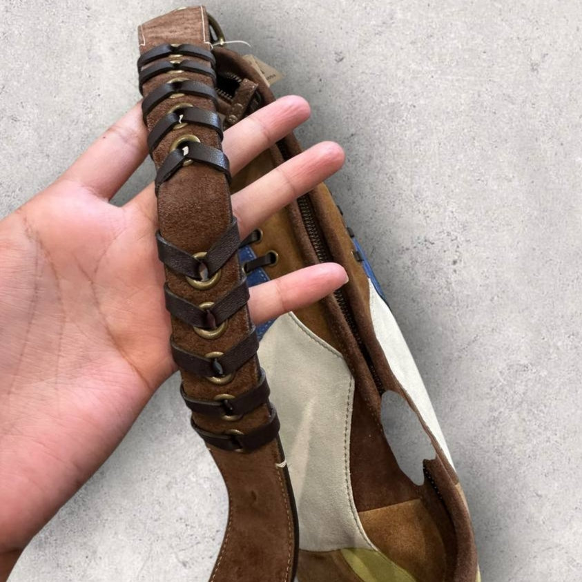 Authentic Vintage Coach Soho Patchwork Hobo Bag & Pouch Rare