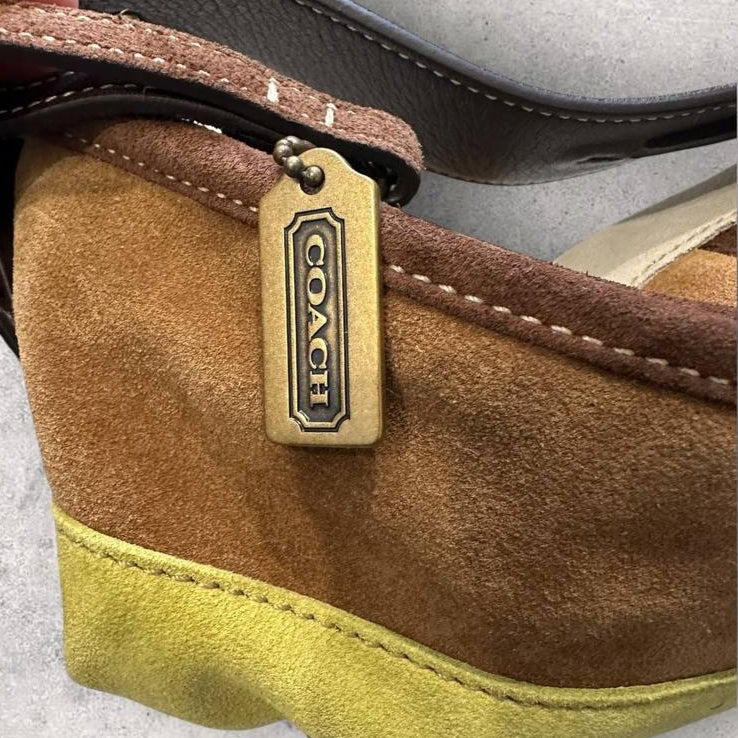 Authentic Vintage Coach Soho Patchwork Hobo Bag & Pouch Rare