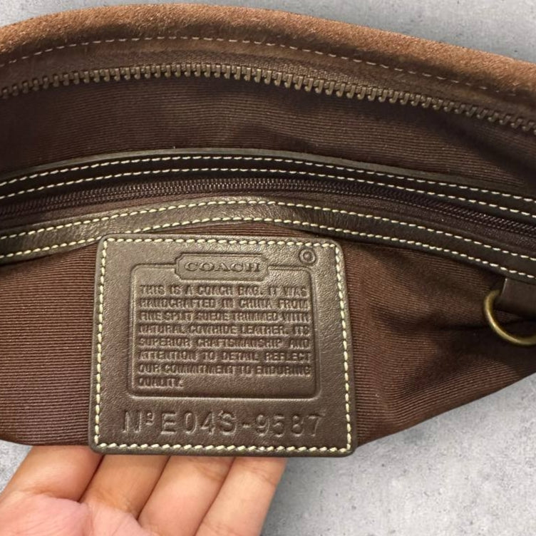 Authentic Vintage Coach Soho Patchwork Hobo Bag & Pouch Rare