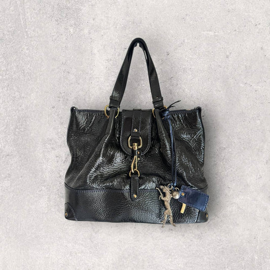 Authentic Vintage Chloe Kerala Patent Leather Tote Bag