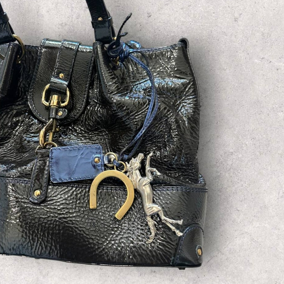 Authentic Vintage Chloe Kerala Patent Leather Tote Bag