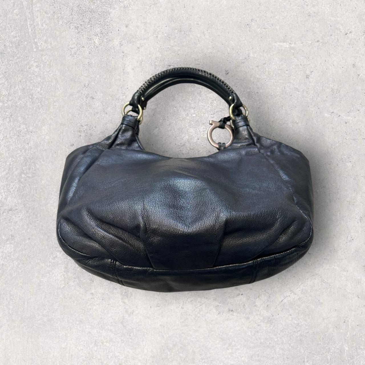 Authentic Vintage Salvatore Ferragamo Leather Shoulder Bag